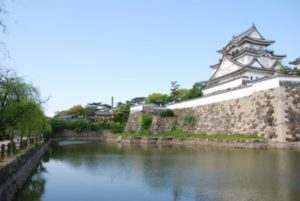 岸和田城のお堀